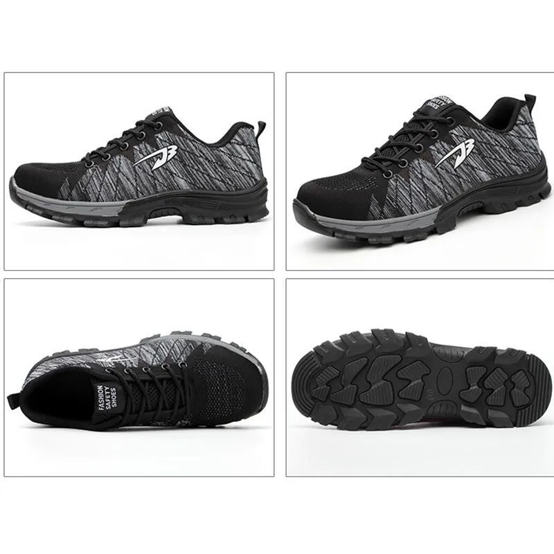 Unisex Spring Steel Toe Shoes