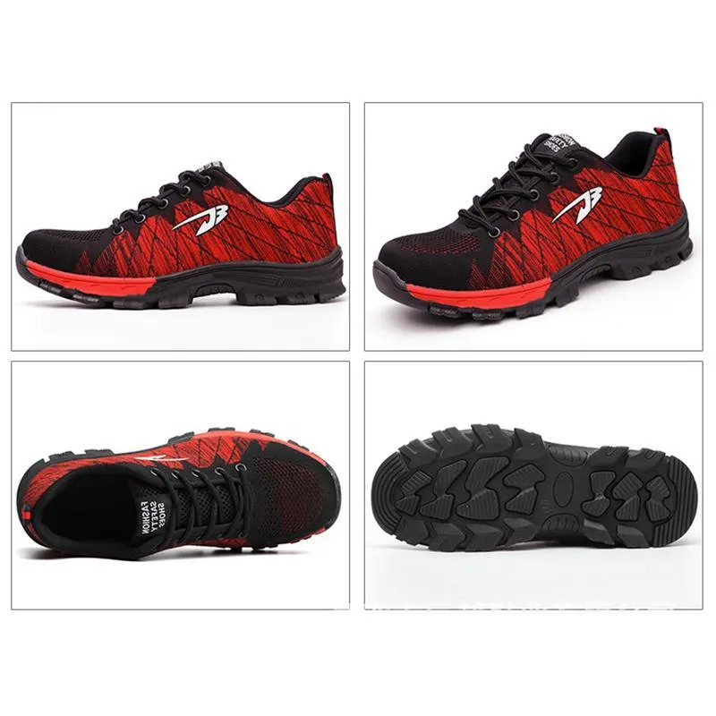 Unisex Spring Steel Toe Shoes