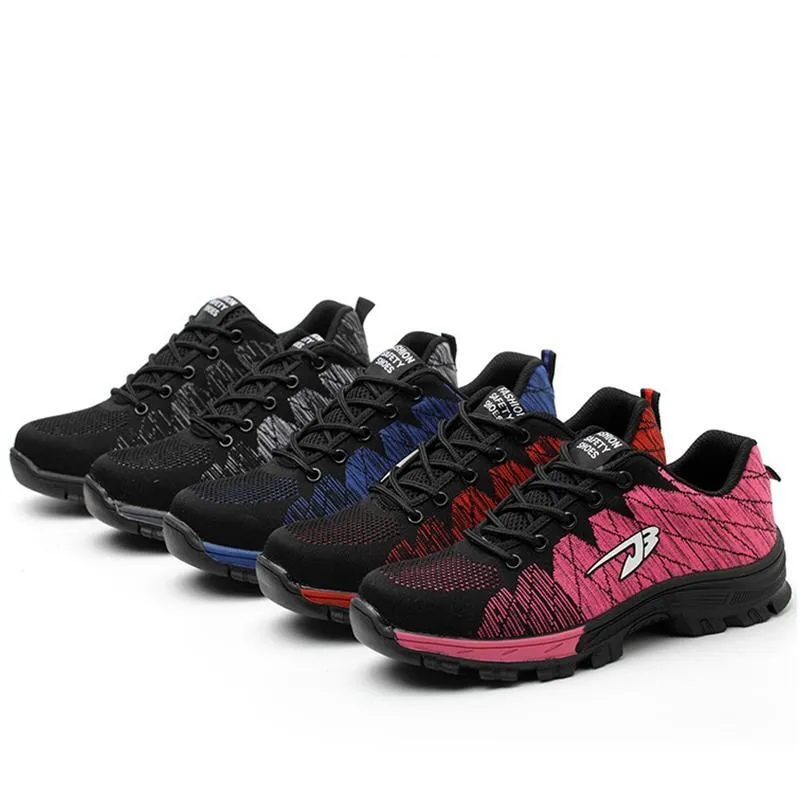 Unisex Spring Steel Toe Shoes