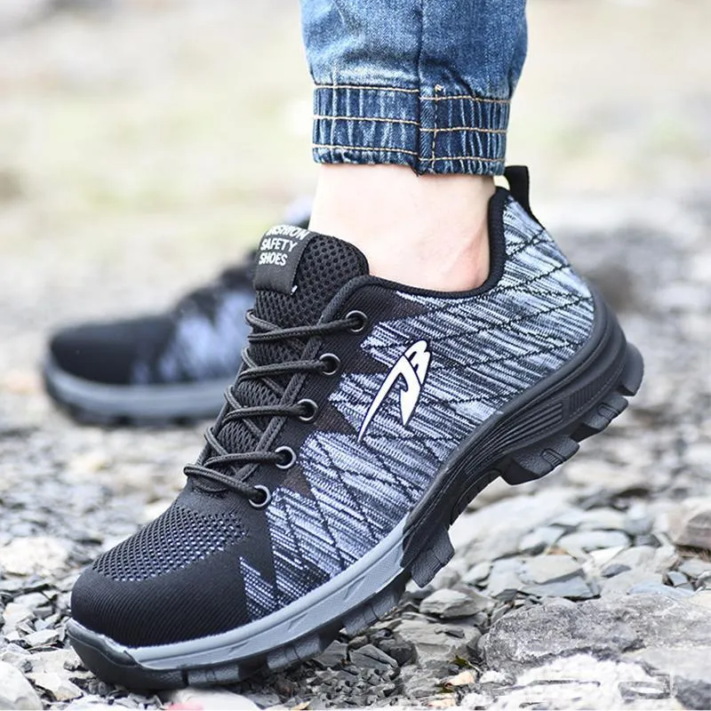 Unisex Spring Steel Toe Shoes