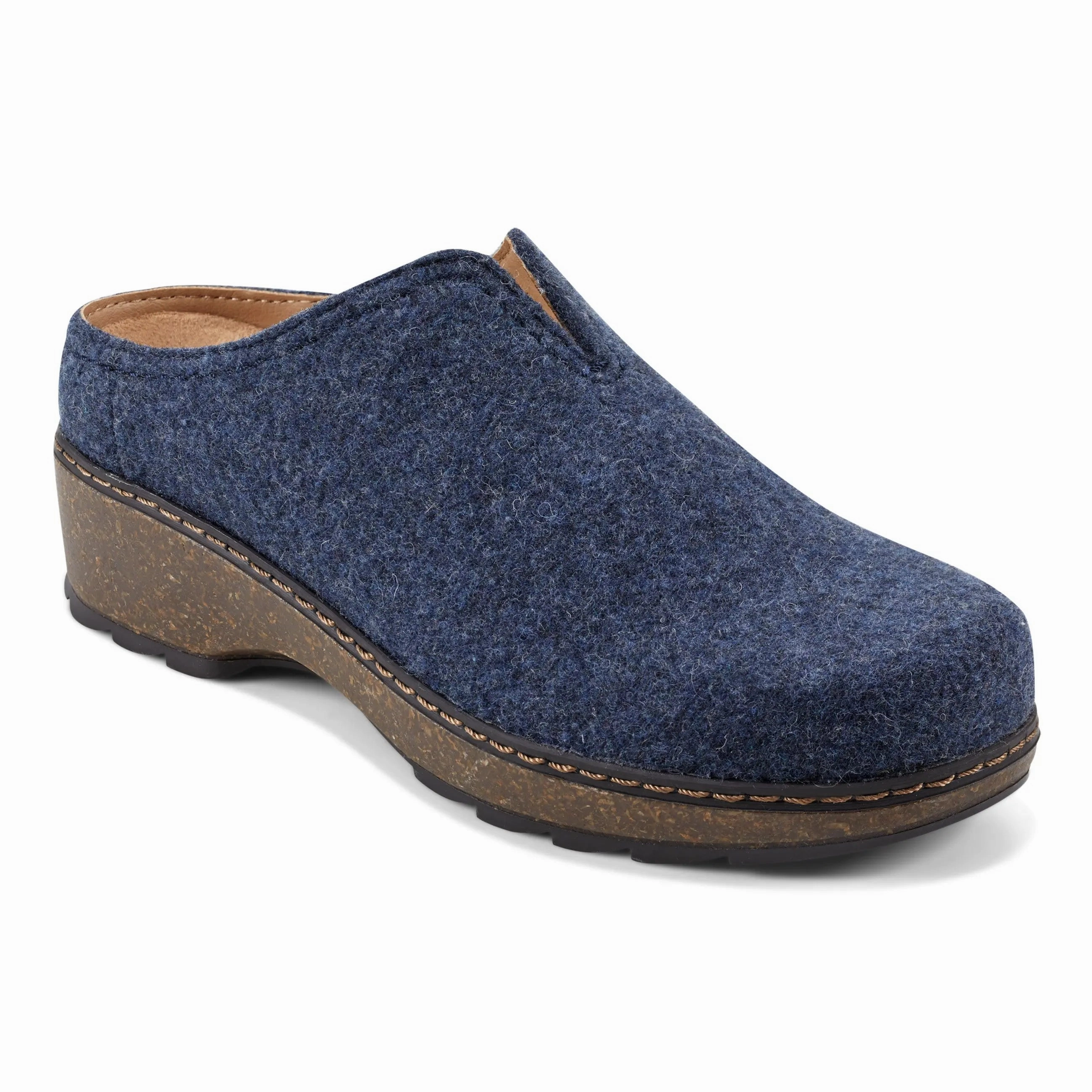 Kolia Round Toe Slip-on Casual Clogs Light Sole