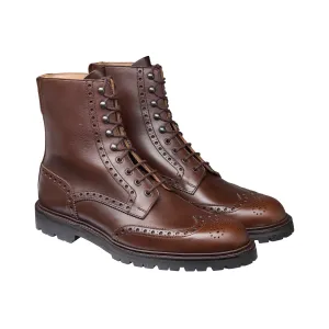 All Weather Mountain Hike Islay 2 Dark Brown Waterproof Sides