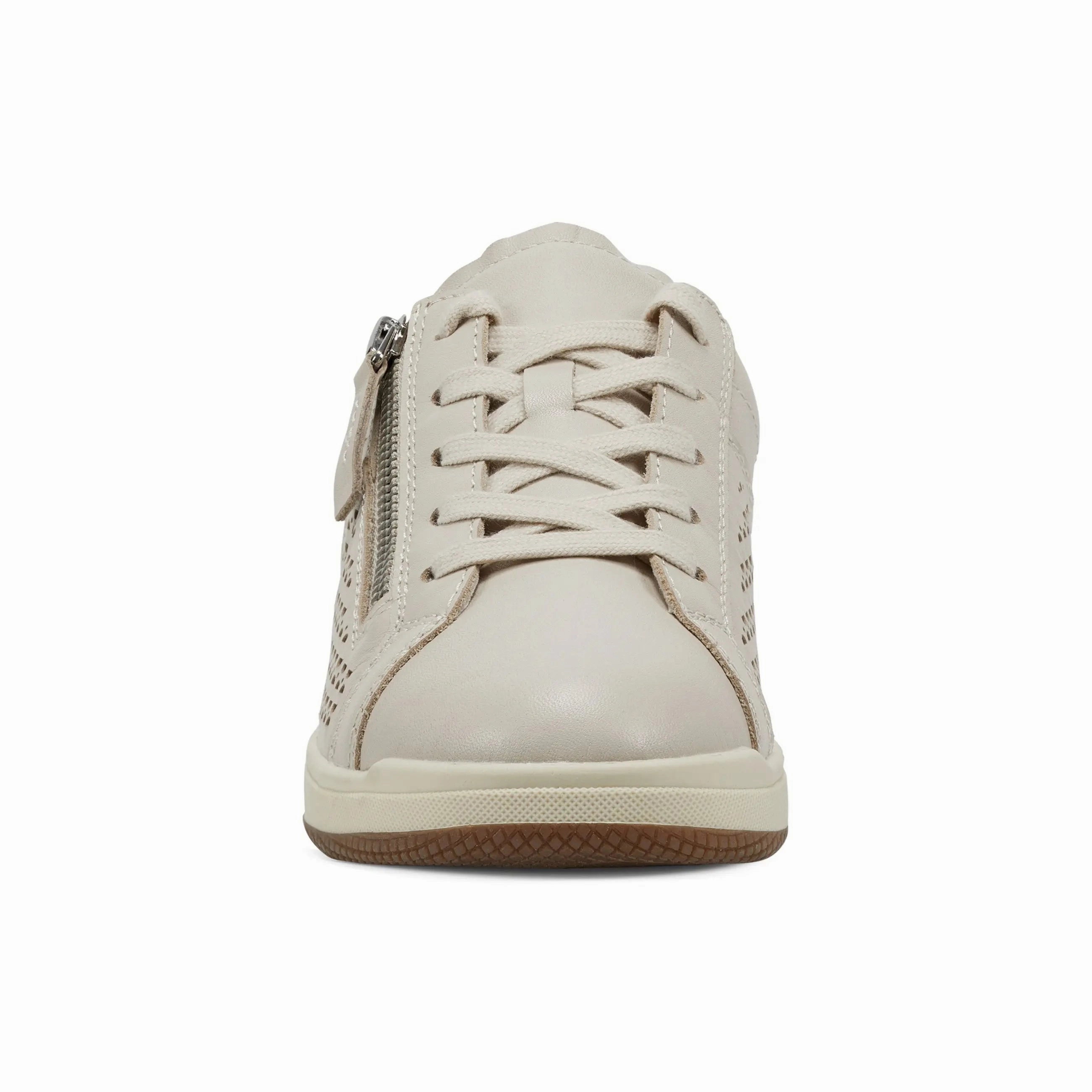 Netta Round Toe Casual Lace-up Sneakers Breathable Ground Clear