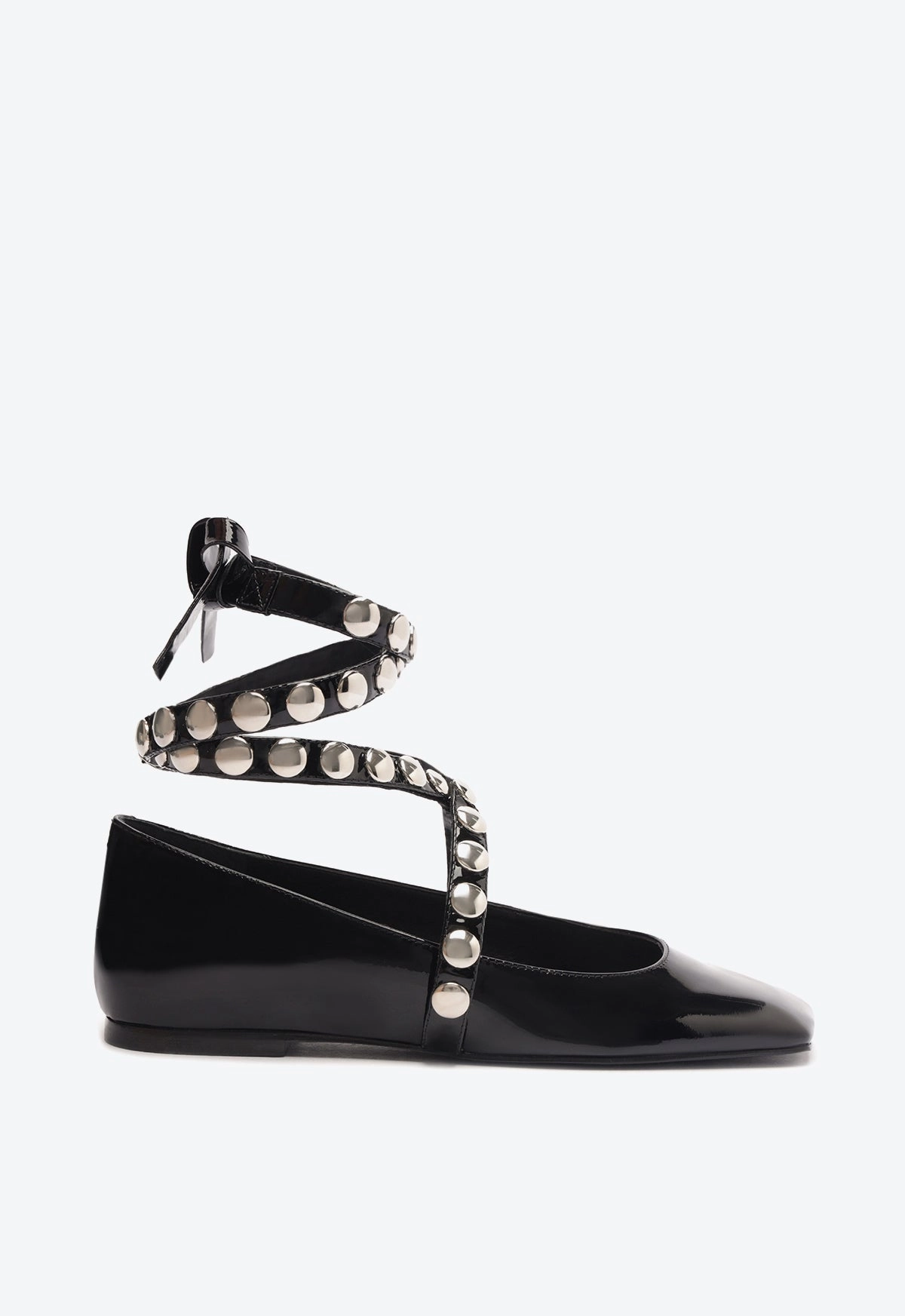 Jaycie Patent Leather Flat Dual Density Foam Layers