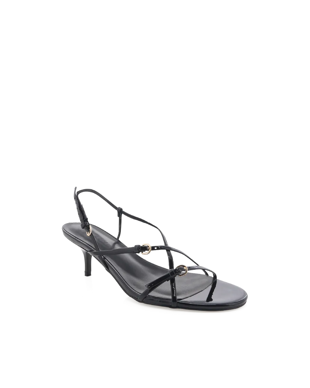 Elegant Booties FLOSSIE - BLACK PATENT