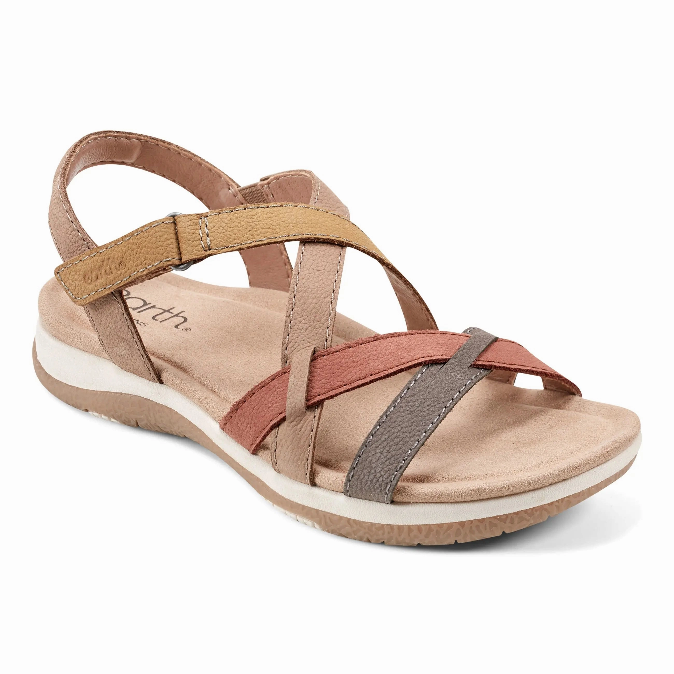 Ergonomic Toe Post Design Impact Diffusion Sterling Casual Strappy Round Toe Flat Sandals