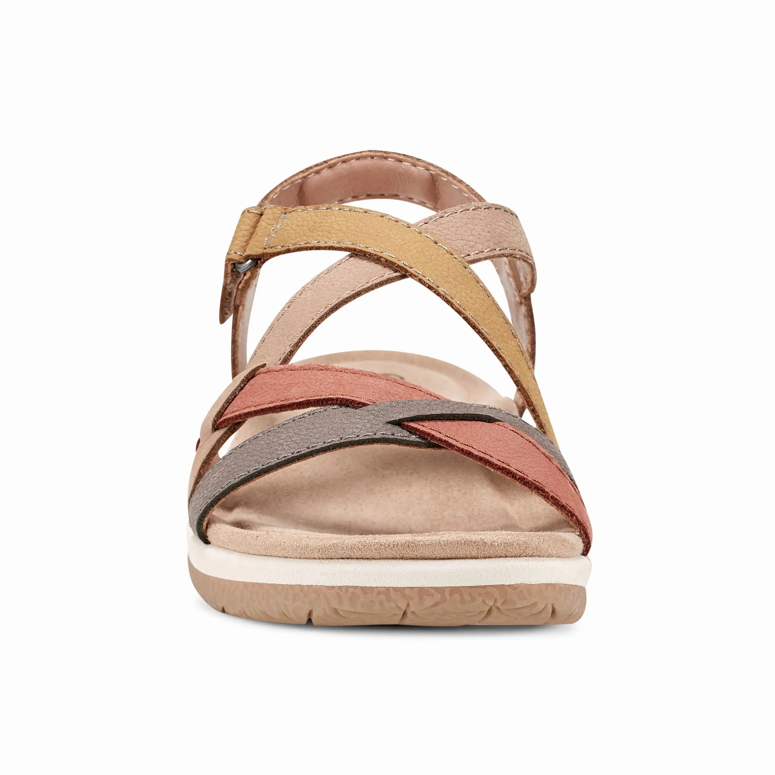 Back Help Sterling Casual Strappy Round Toe Flat Sandals