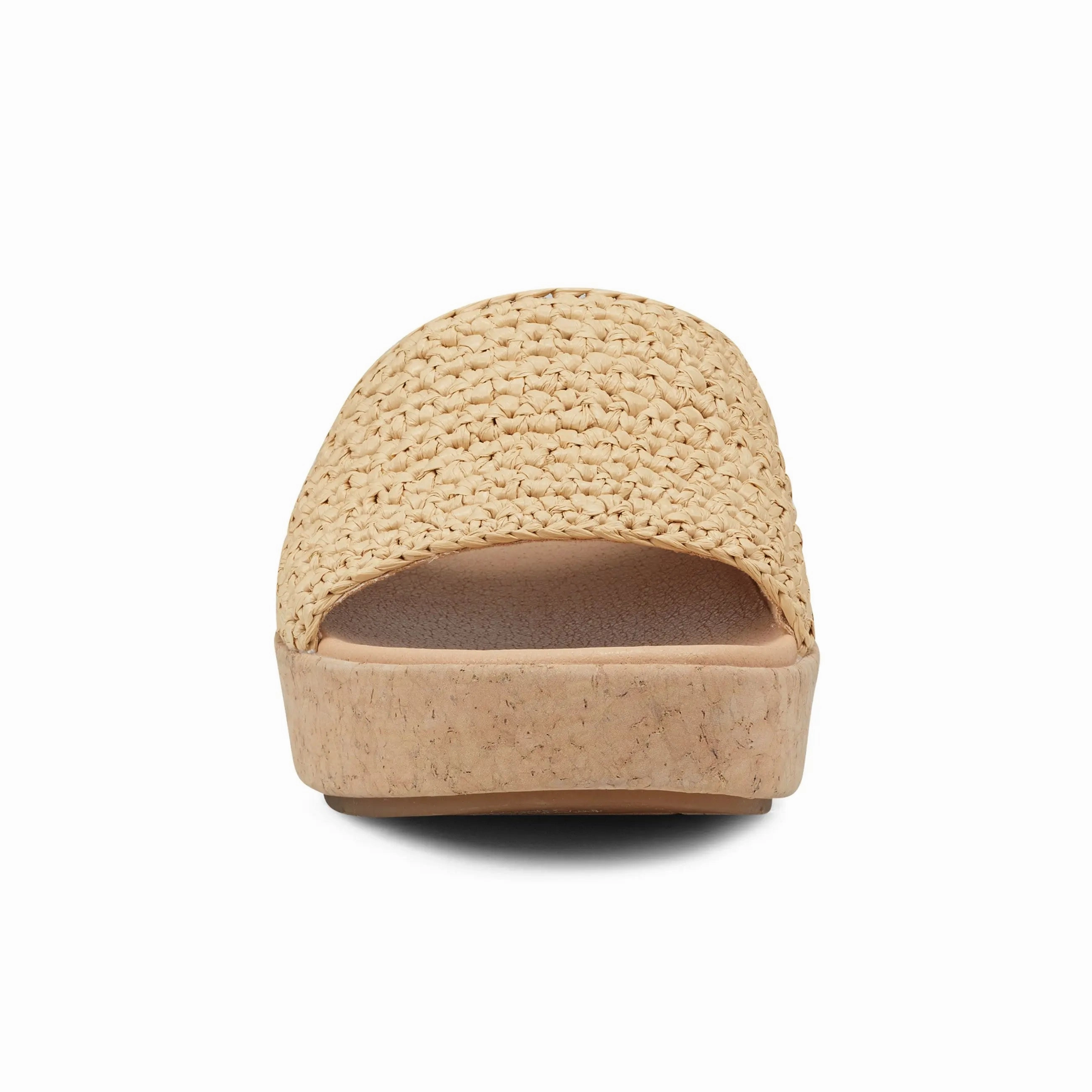 Single Strap Comfort Sandals Sachan Casual Slip-on Wedge Platform Sandals