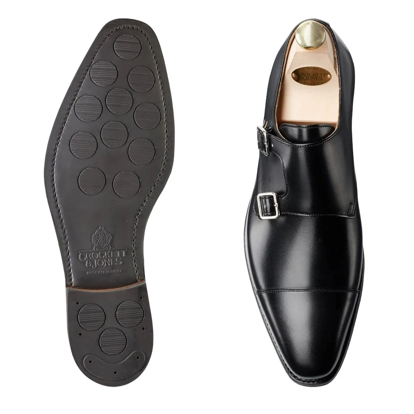 Lowndes Black Calf (City Sole) Buckle Fit