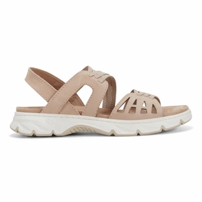 Easy Lock Vernon Strappy Slingback Casual Flat Sandals