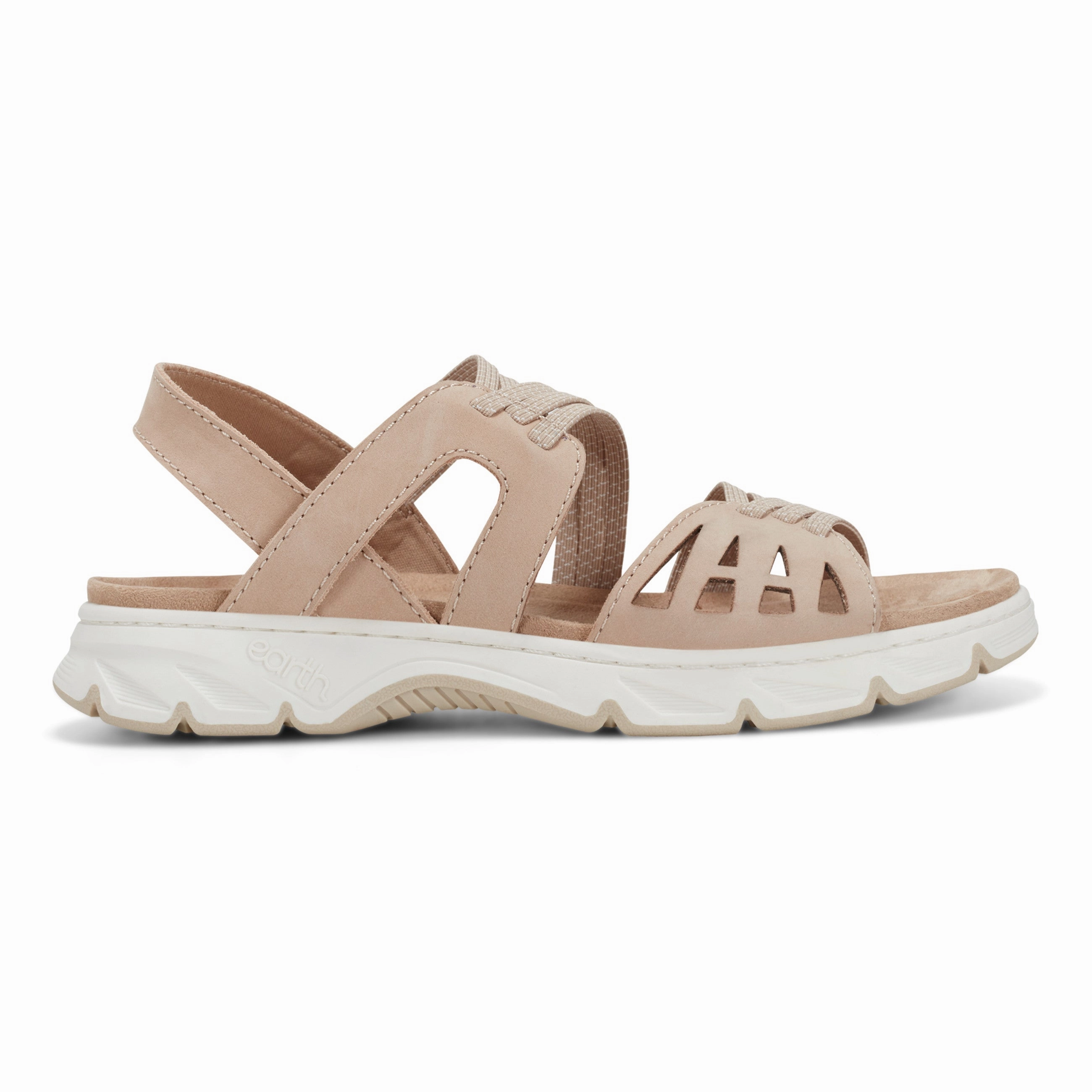 Easy Lock Vernon Strappy Slingback Casual Flat Sandals