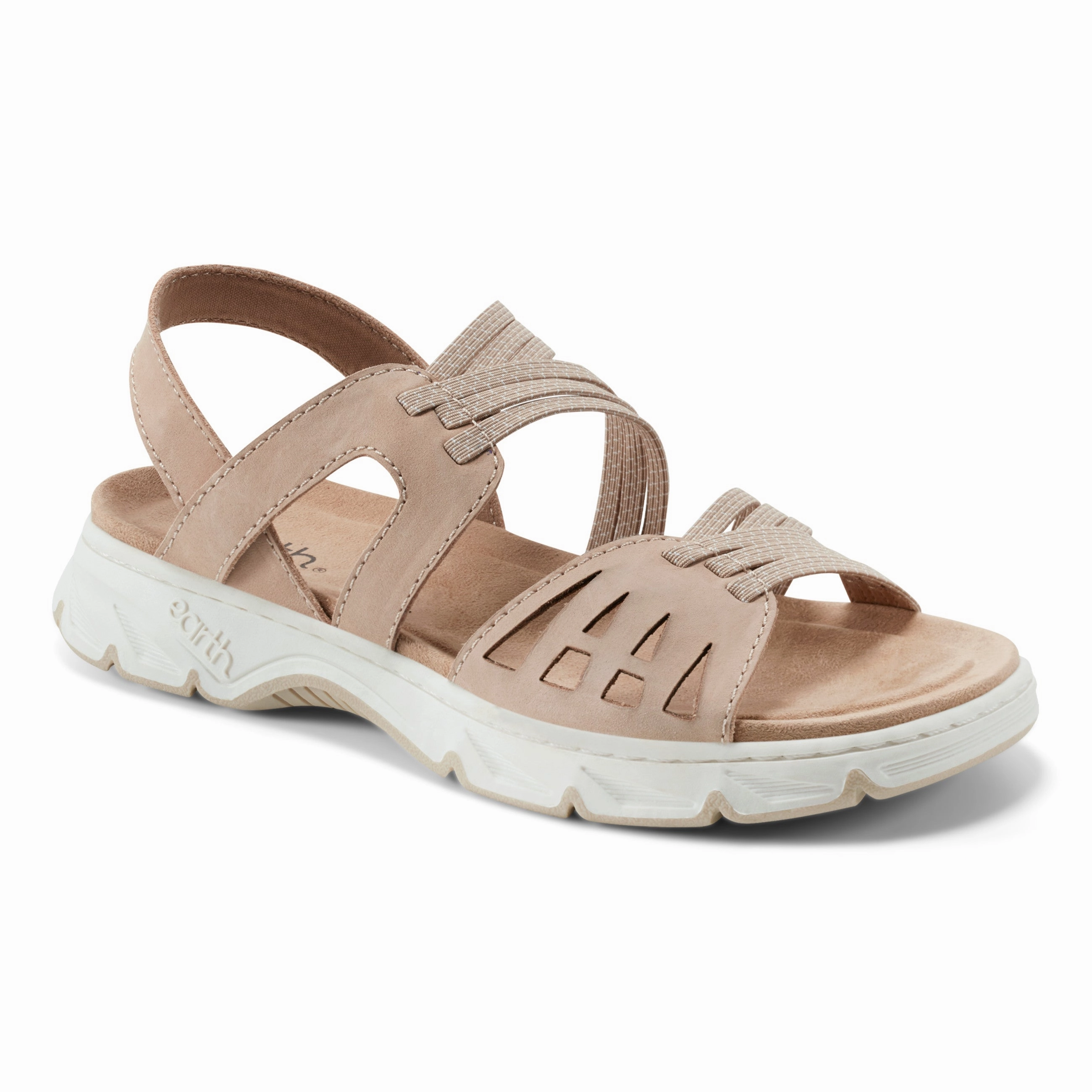Sweat Wicking Vernon Strappy Slingback Casual Flat Sandals