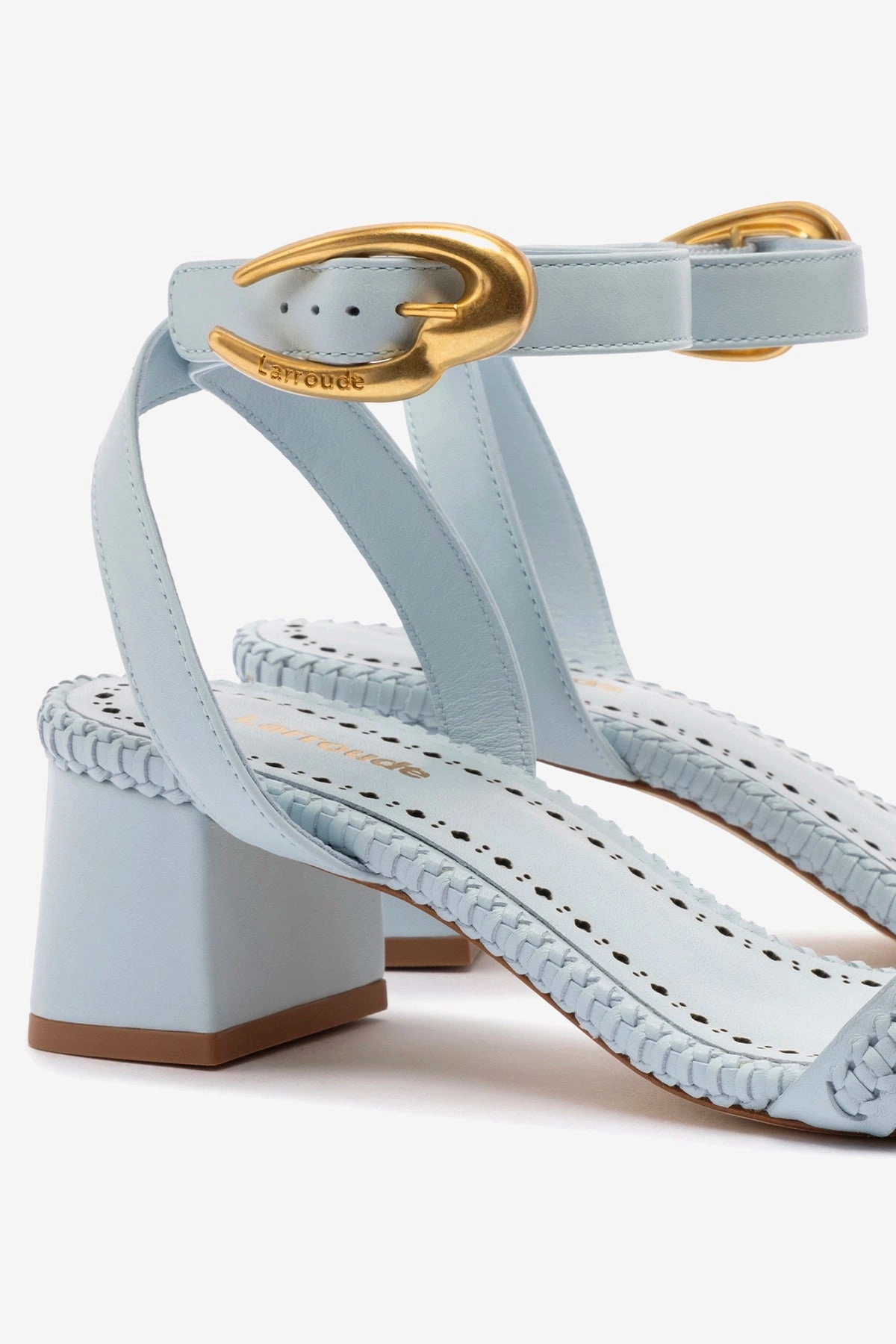 Quick Dry Strap Material Verona Block Sandal In Maya Leather Breathable fabric