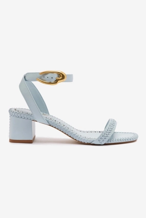 Verona Block Sandal In Maya Leather Breathable fabric Light Slip-on Shoes Rubber Sole