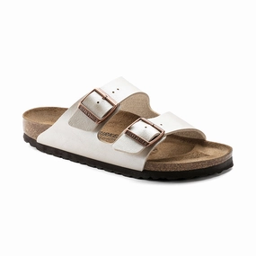 Women's Arizona Narrow Graceful Pearl White Birko-Flor Flexible