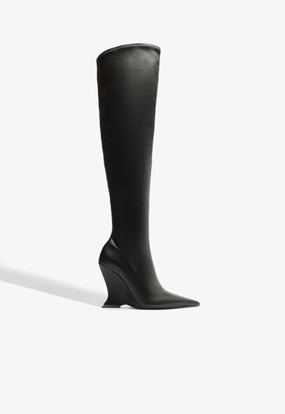 Glam Sandals Fashionable Fit Siena Over The Knee Boot