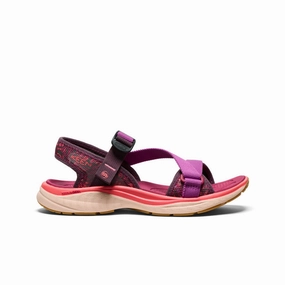 Odor control Women's Leiki Open-Toe Sandal  |  Plum Perfect/Dubarry