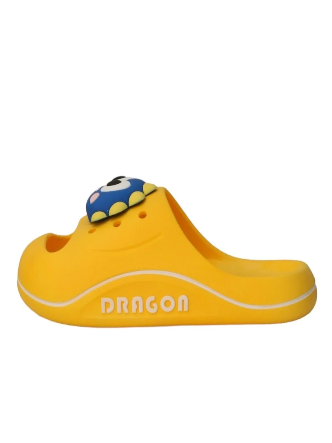 Vibrant Yellow Adorable Dino Sliders for Boys