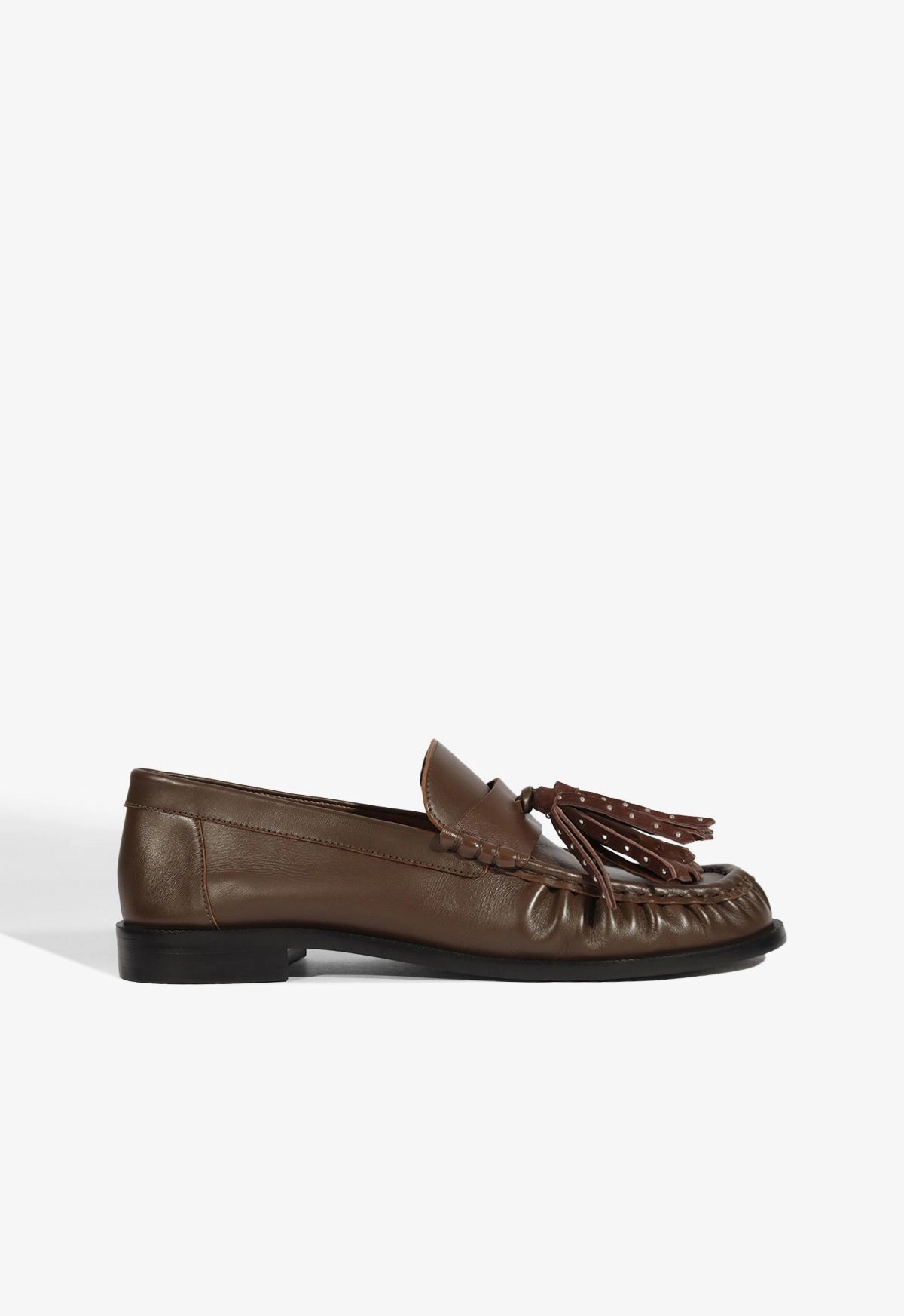 Tilly Leather Flat Snow Warm Stretchable Collar Design