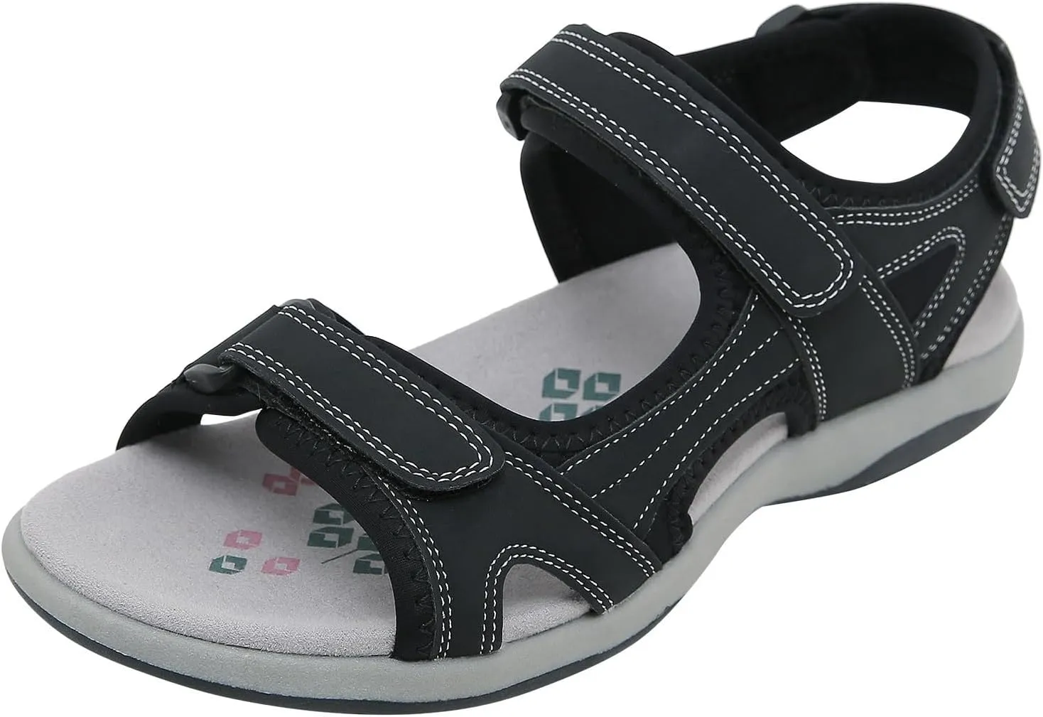 Walking Sandals Women Beach Adjustable Flat Shoes Women's Comfortable Platform Sport Sandals