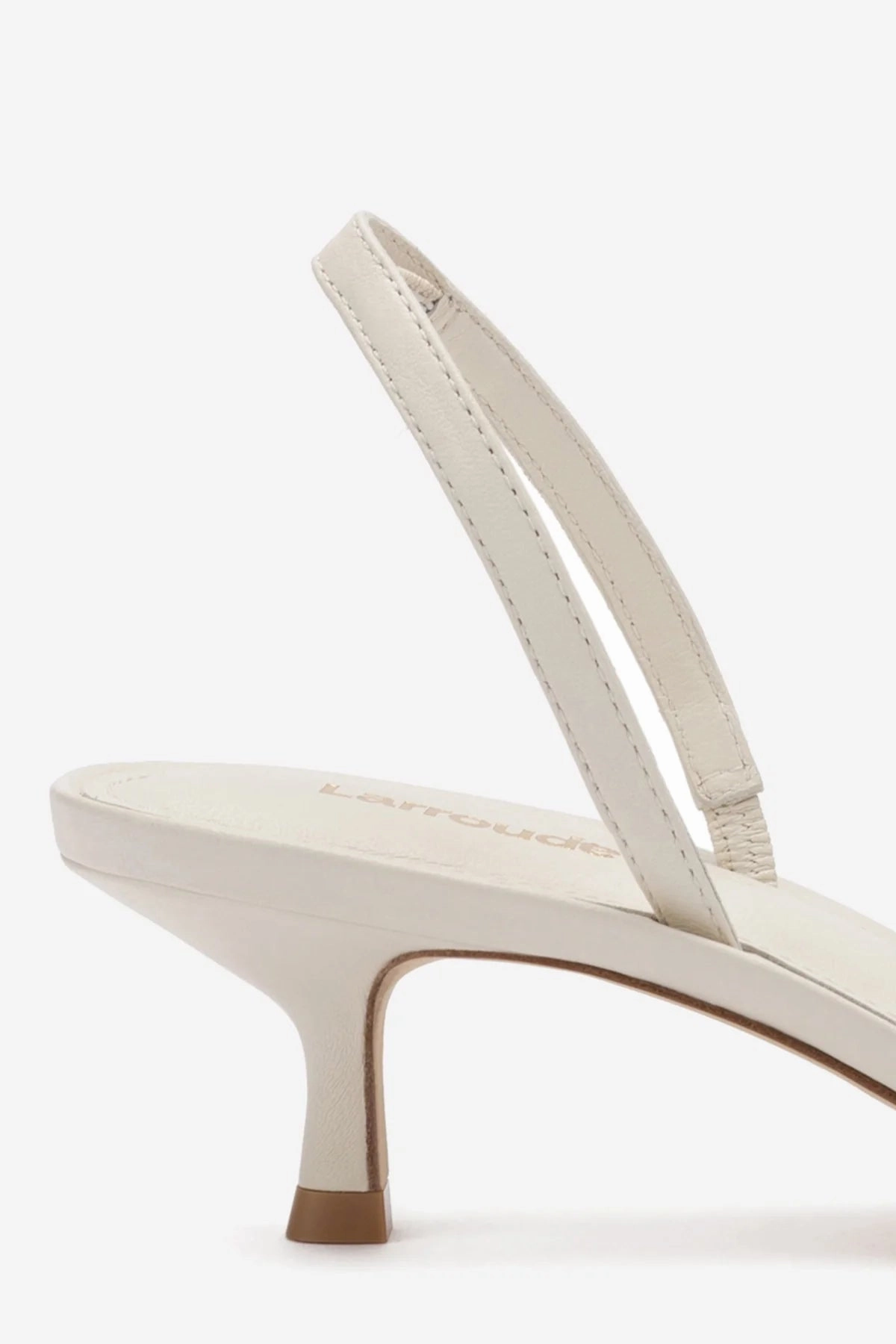 Torsion Stability System Weave Style Washable Footbed Cover Mini Annie Sandal In Ivory Leather
