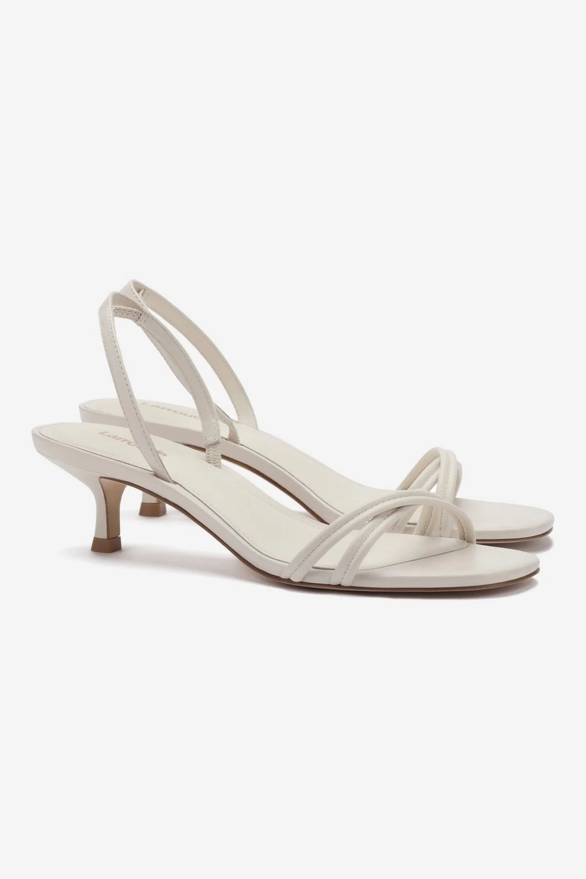 Washable Footbed Cover Mini Annie Sandal In Ivory Leather Casual Travel Shoes