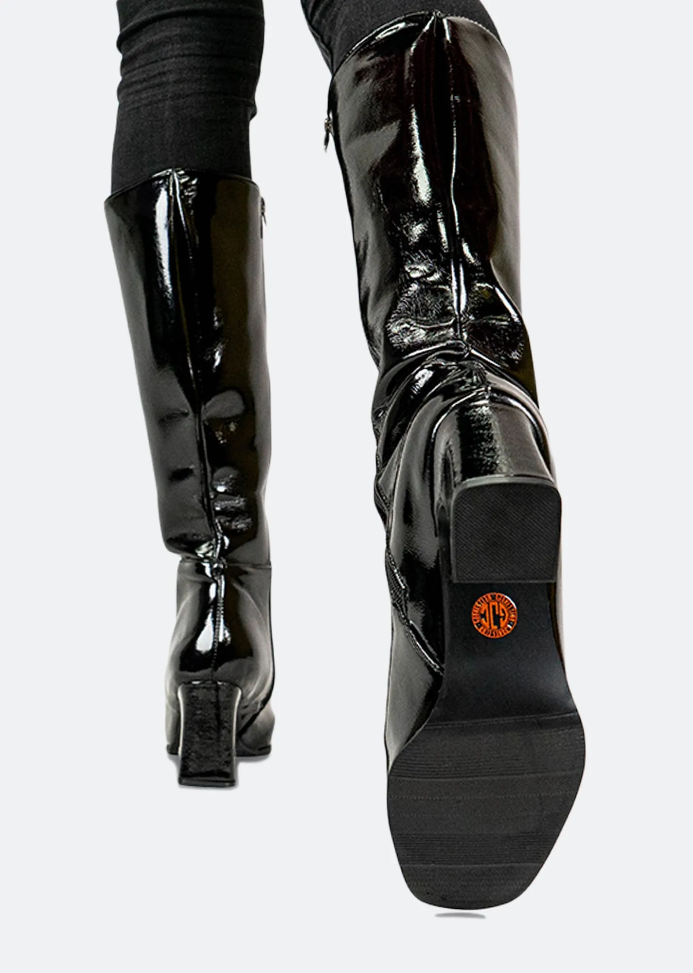 Way To Go Patent Boots