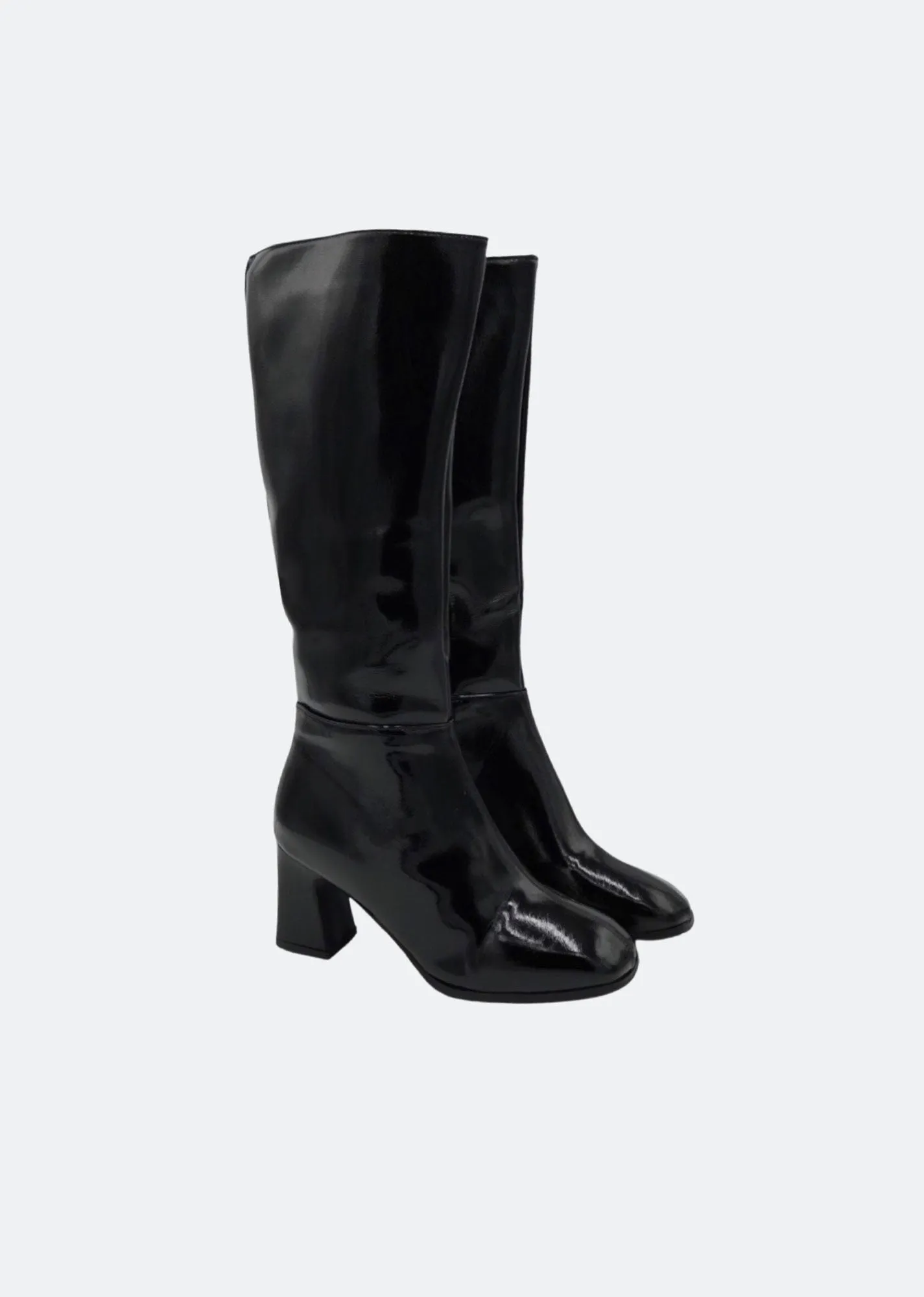 Way To Go Patent Boots