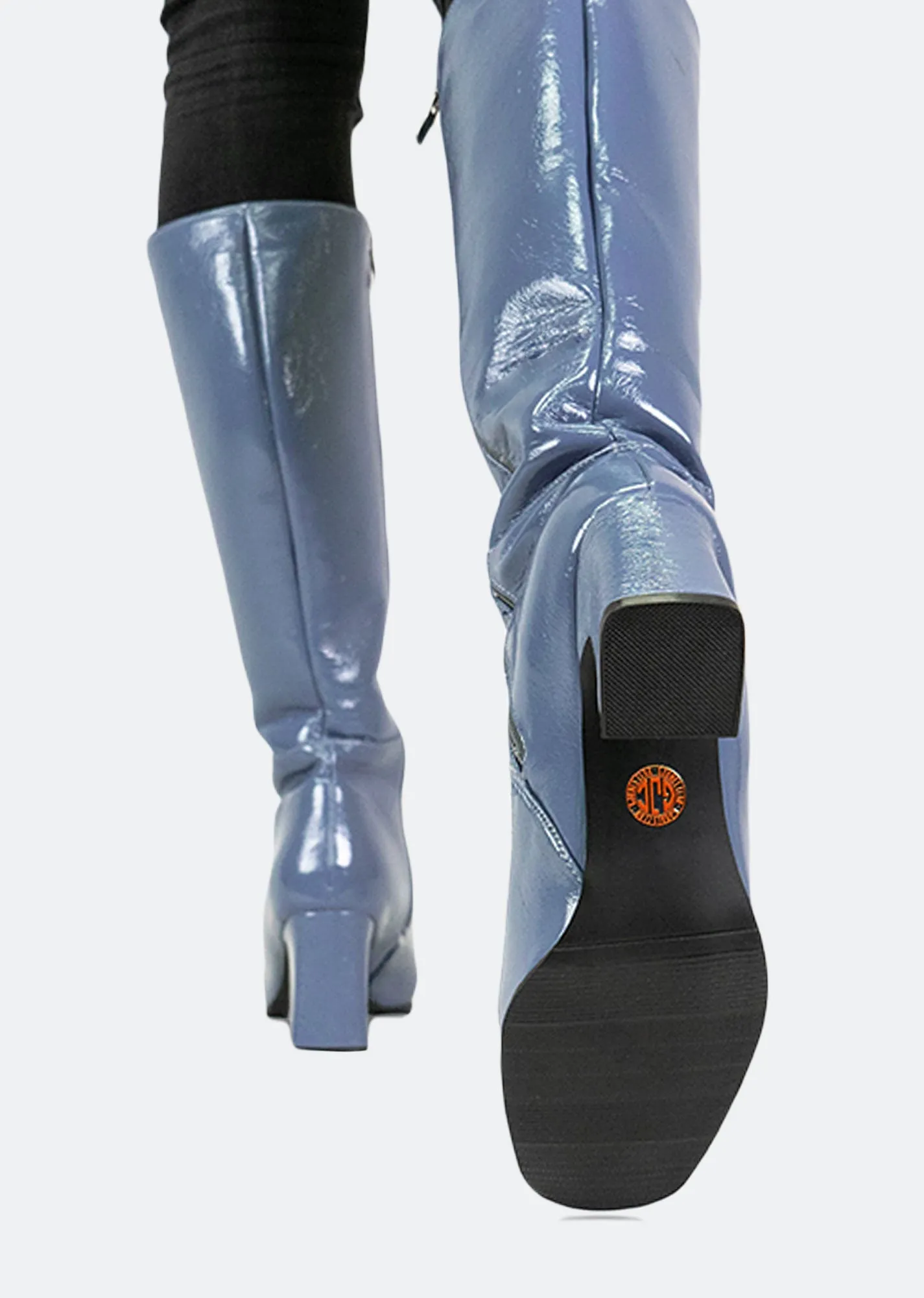 Way To Go Patent Boots