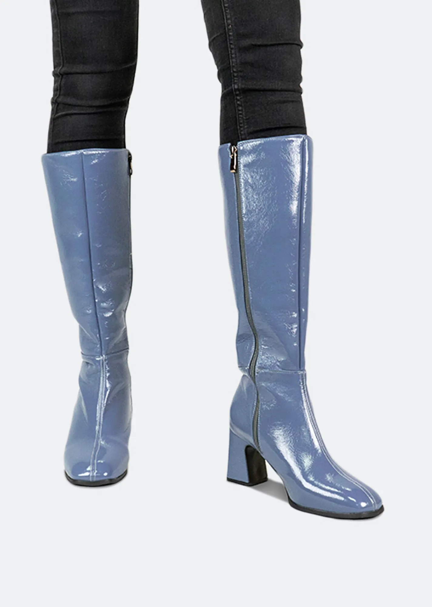 Way To Go Patent Boots