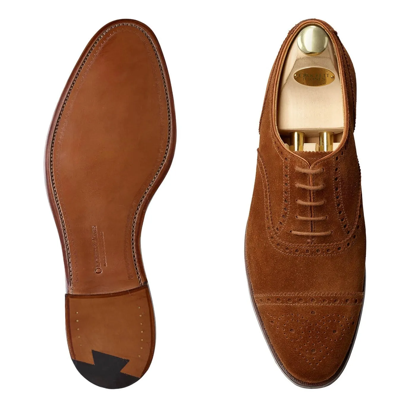 Westfield Tobacco Calf Suede Dark Edge Spring Bloom