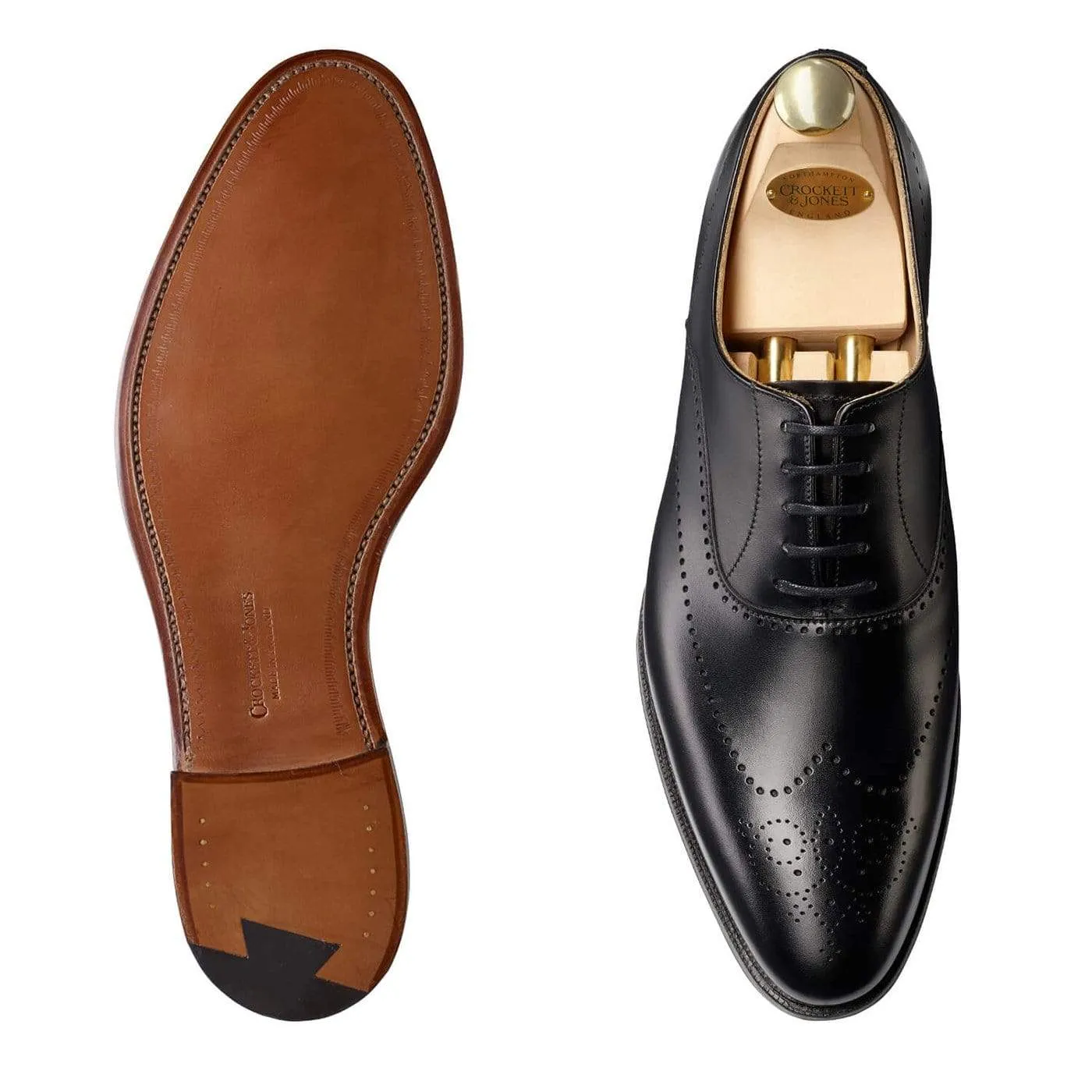 Ventilation Ports Lightweight Midsole Weybridge Black Calf