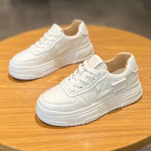 Wholesale 2023 Leather Enhanced Breathable Casual Sports Small White Shoes