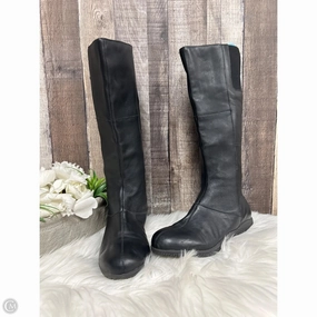 Boots Knee Flats By Cme In Black, Size: 7 Soft outsole Secure Hold