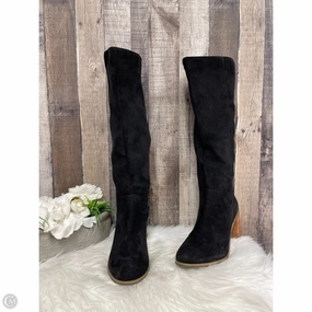 Boots Knee Heels By Target In Black, Size: 9.5 Moisture Wicking Fabric