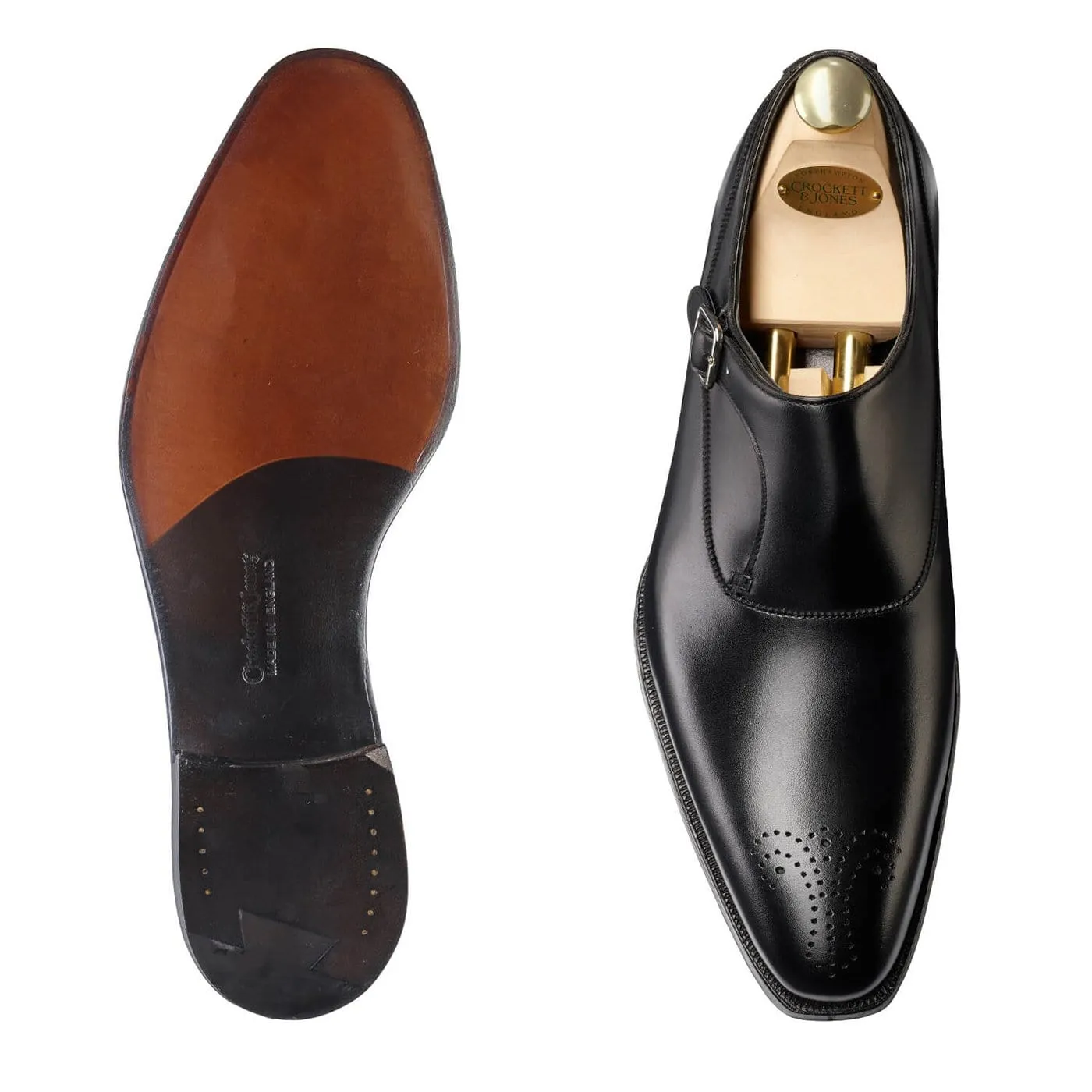Breathable Airflow Channels Winston Black Calf