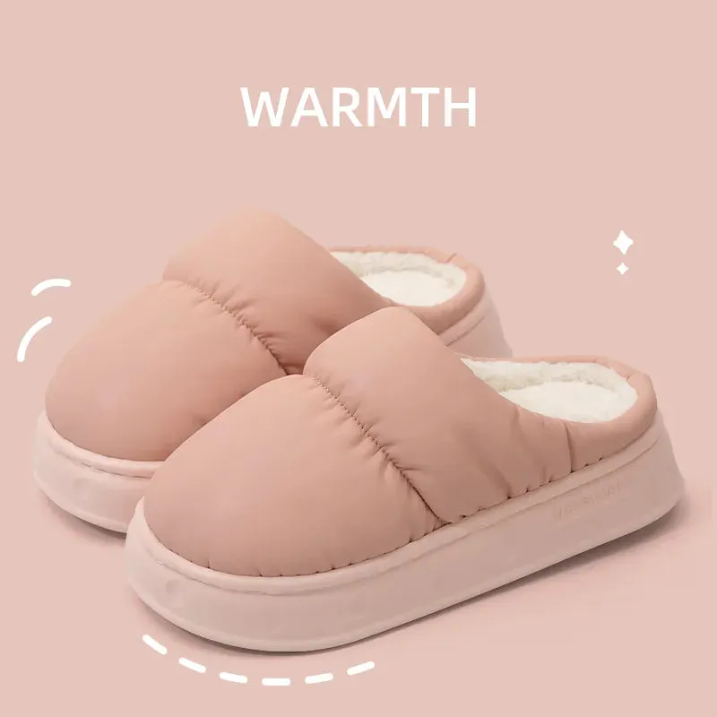 Winter Soft Thick sole Non-slip Warm Cute Slippers
