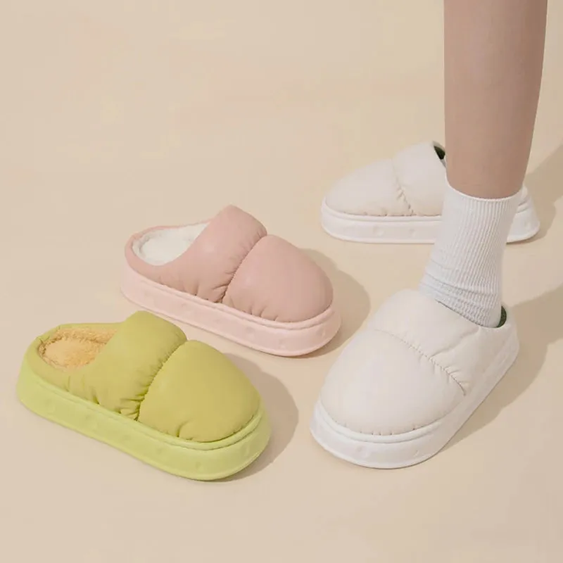 Winter Soft Thick sole Non-slip Warm Cute Slippers