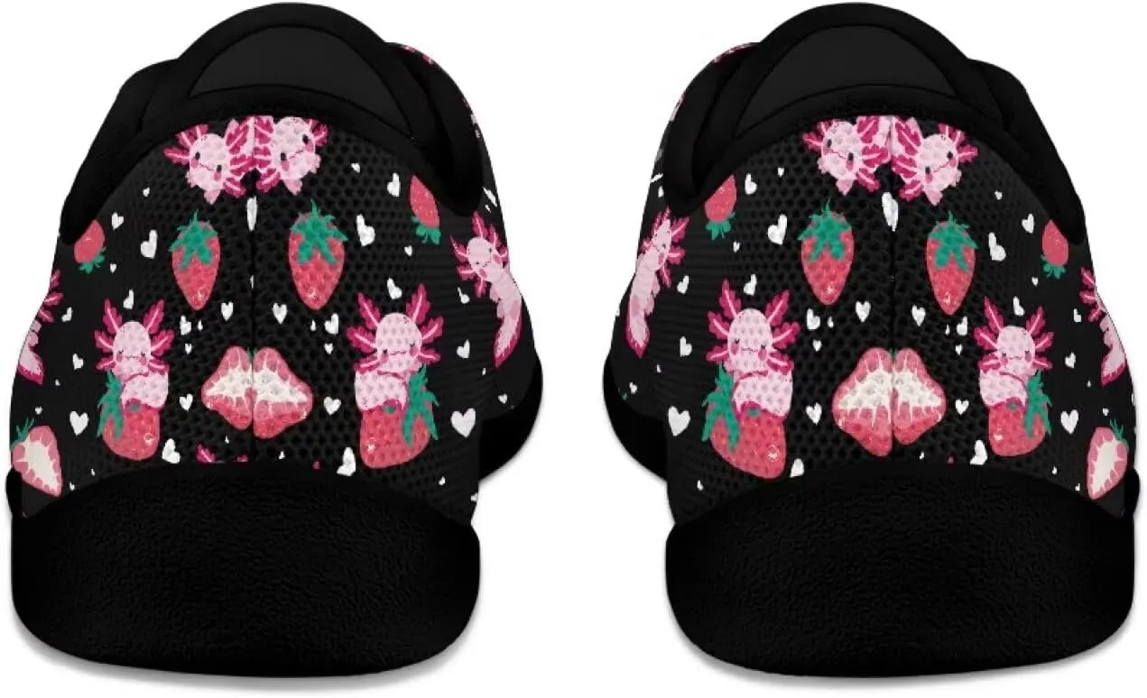 Women Comfortable Lace-Up Barefoot Shoes Lightweight Non Slip Sneakers Wide Toe Slip On Skate Shoe US Size 6-13.5 Black Sole