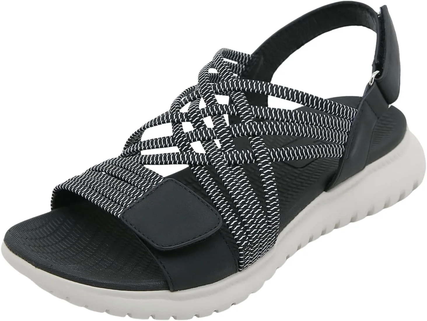 Women Comfortable Walking Sandals with Adjustable Strap Non Slip Sports Summer Beach Outdoor Flat Sandals