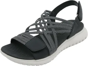 Women Comfortable Walking Sandals with Adjustable Strap Non Slip Sports Summer Beach Outdoor Flat Sandals