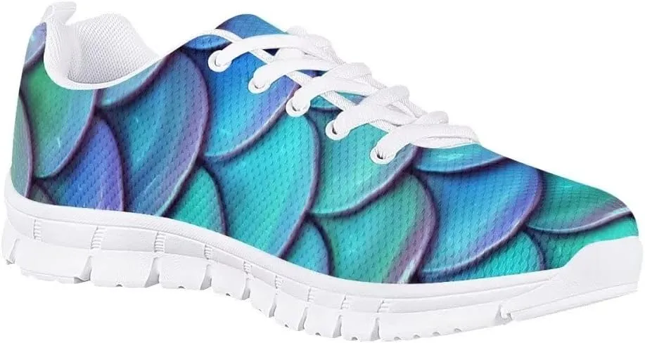 Women Floral/Leopard Print Running Sneaker Lightweight Walking Jogging Sports Shoes