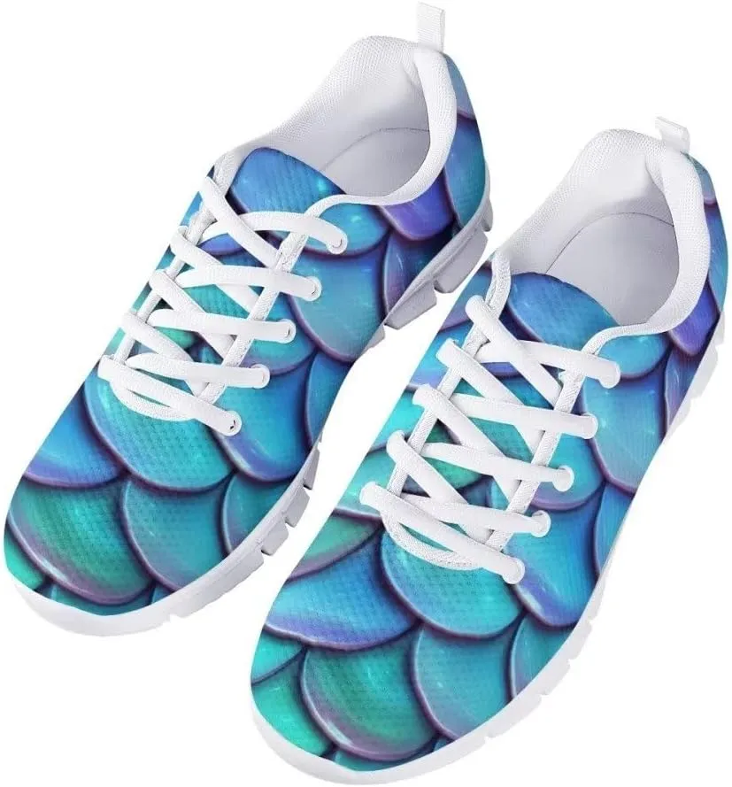 Women Floral/Leopard Print Running Sneaker Lightweight Walking Jogging Sports Shoes
