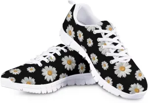 Women Floral/Leopard Print Running Sneaker Lightweight Walking Jogging Sports Shoes