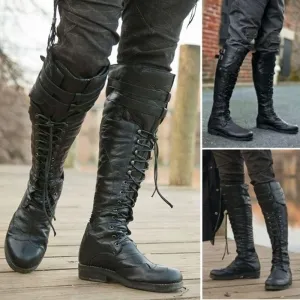 Women riding boots mid calf motorcycle boots