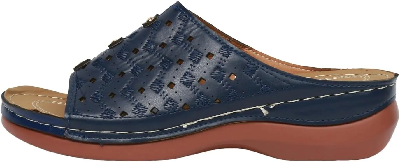 Women Shoes Wedge Heel Sandals Fashionable One Foot Wear Can Correct Arch Sandals for Athletic Sandals with Heel Strap