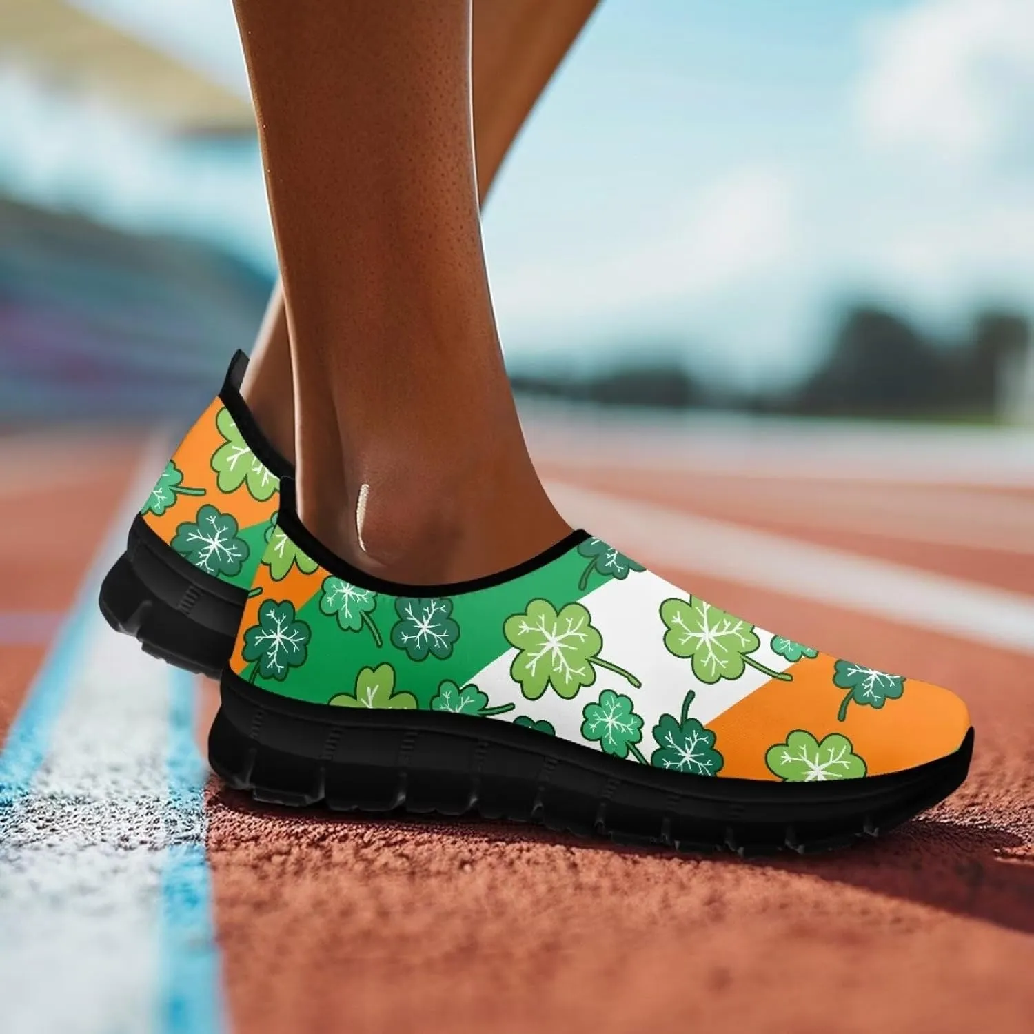 Women Slip On Walking Shoes Trendy Casual Shoes Holiday Workout Shoes