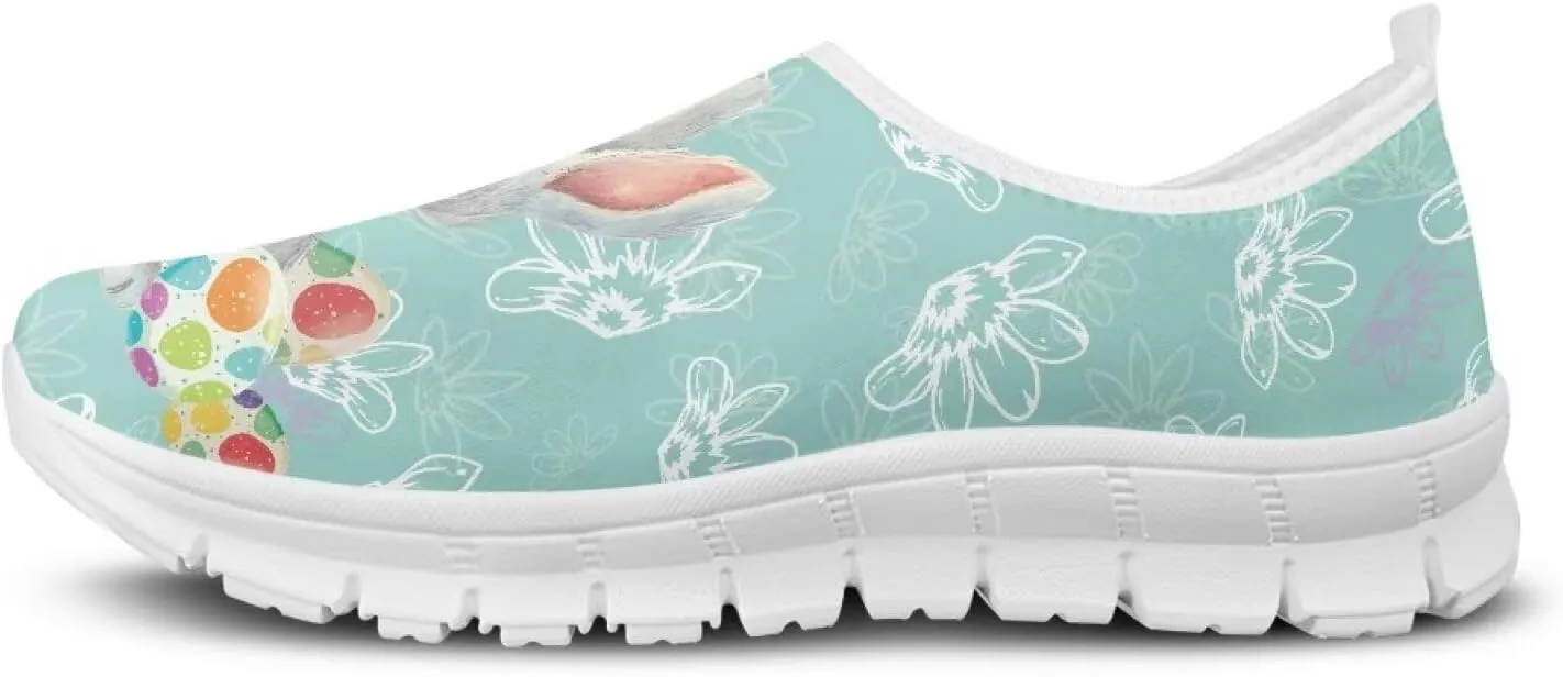 Women Slip On Walking Shoes Trendy Casual Shoes Novelty Workout Shoes