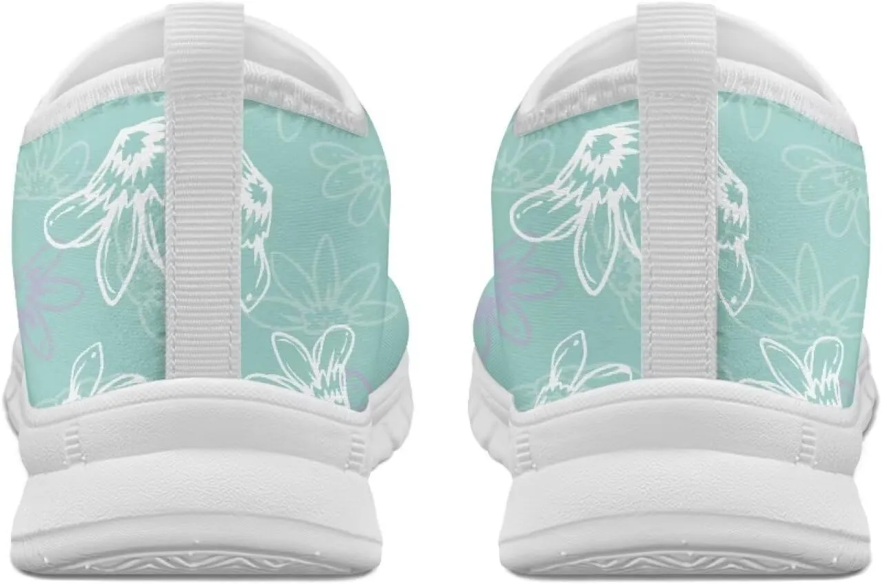 Women Slip On Walking Shoes Trendy Casual Shoes Novelty Workout Shoes