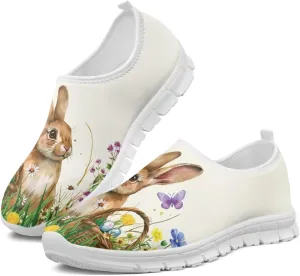 Women Slip On Walking Shoes Trendy Casual Shoes Novelty Workout Shoes